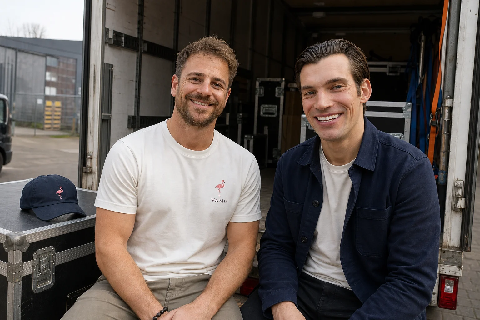 Marc und Ben von VAMU mit Eventequipment